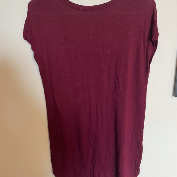 Maroon Tee w/ Pocket - Picture 3 of 3